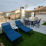 Magnifique T4- Toit Terrasse-cosy-centre Ville-aa Apartmán *